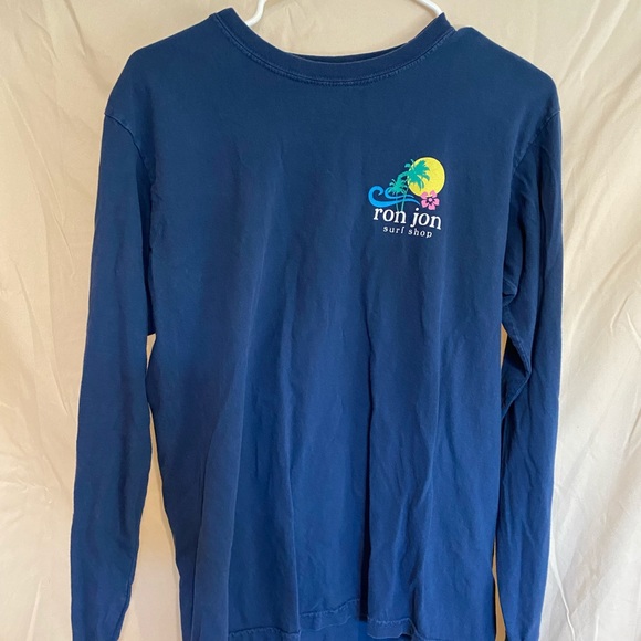 Navy Ron Jon long sleeve top - Picture 1 of 4